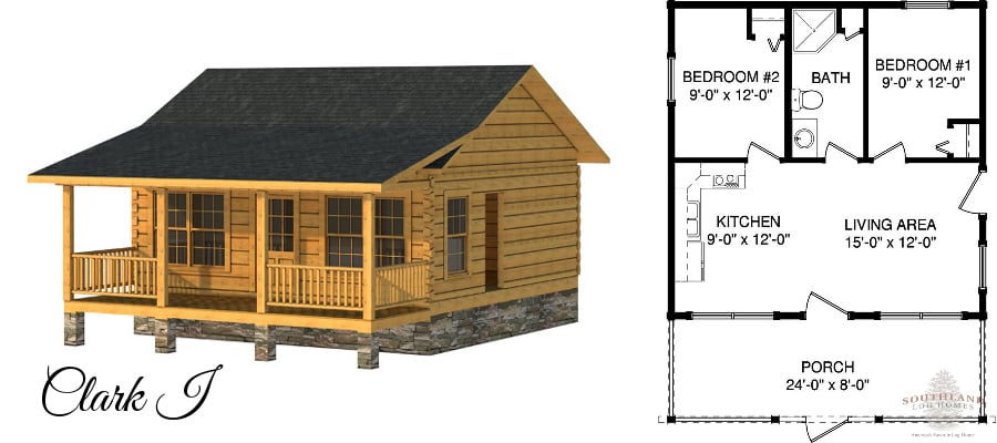 Small Log Cabin Kits & Log Homes