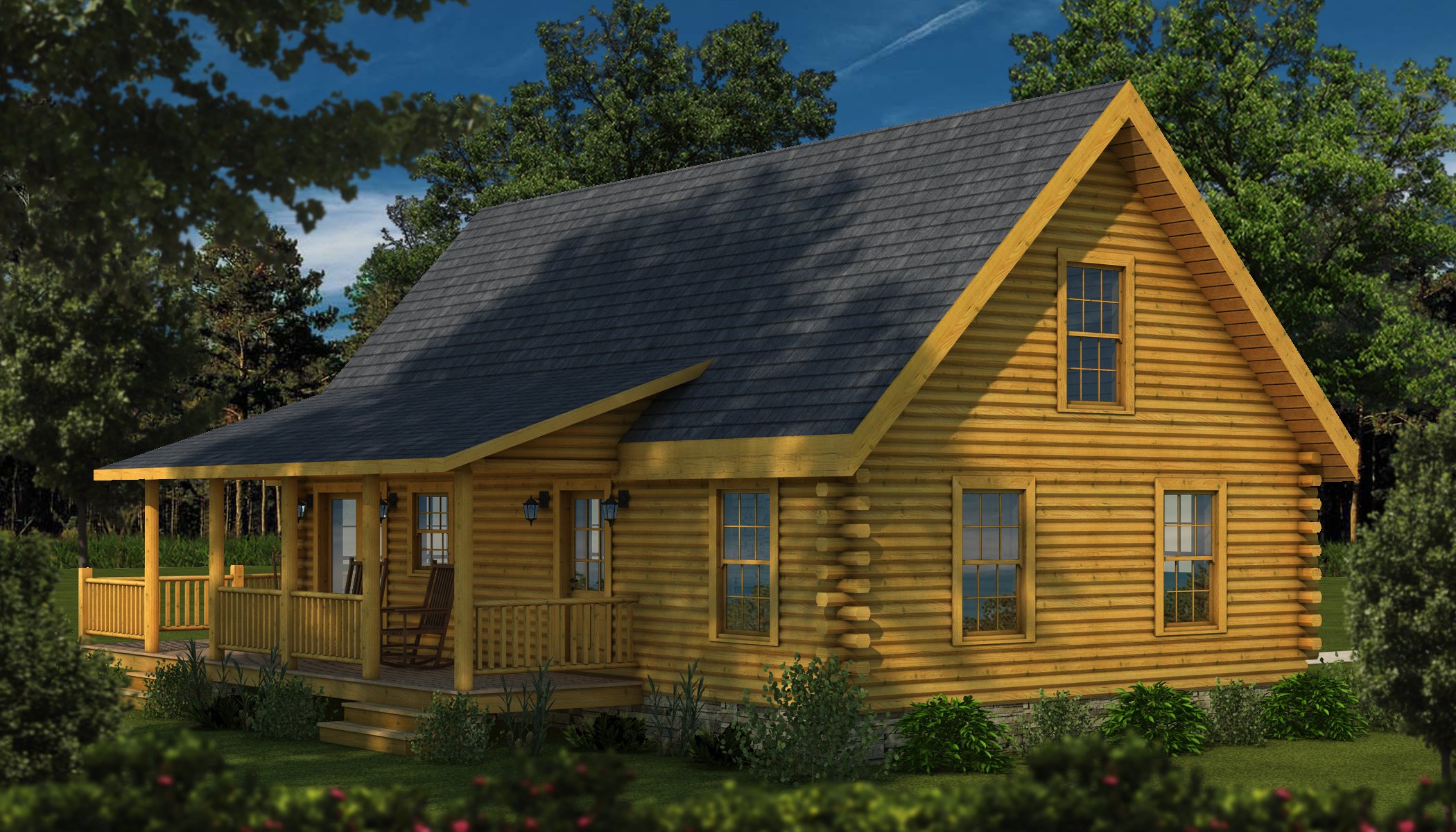 Rockbridge 2 - Plans & Information | Southland Log Homes